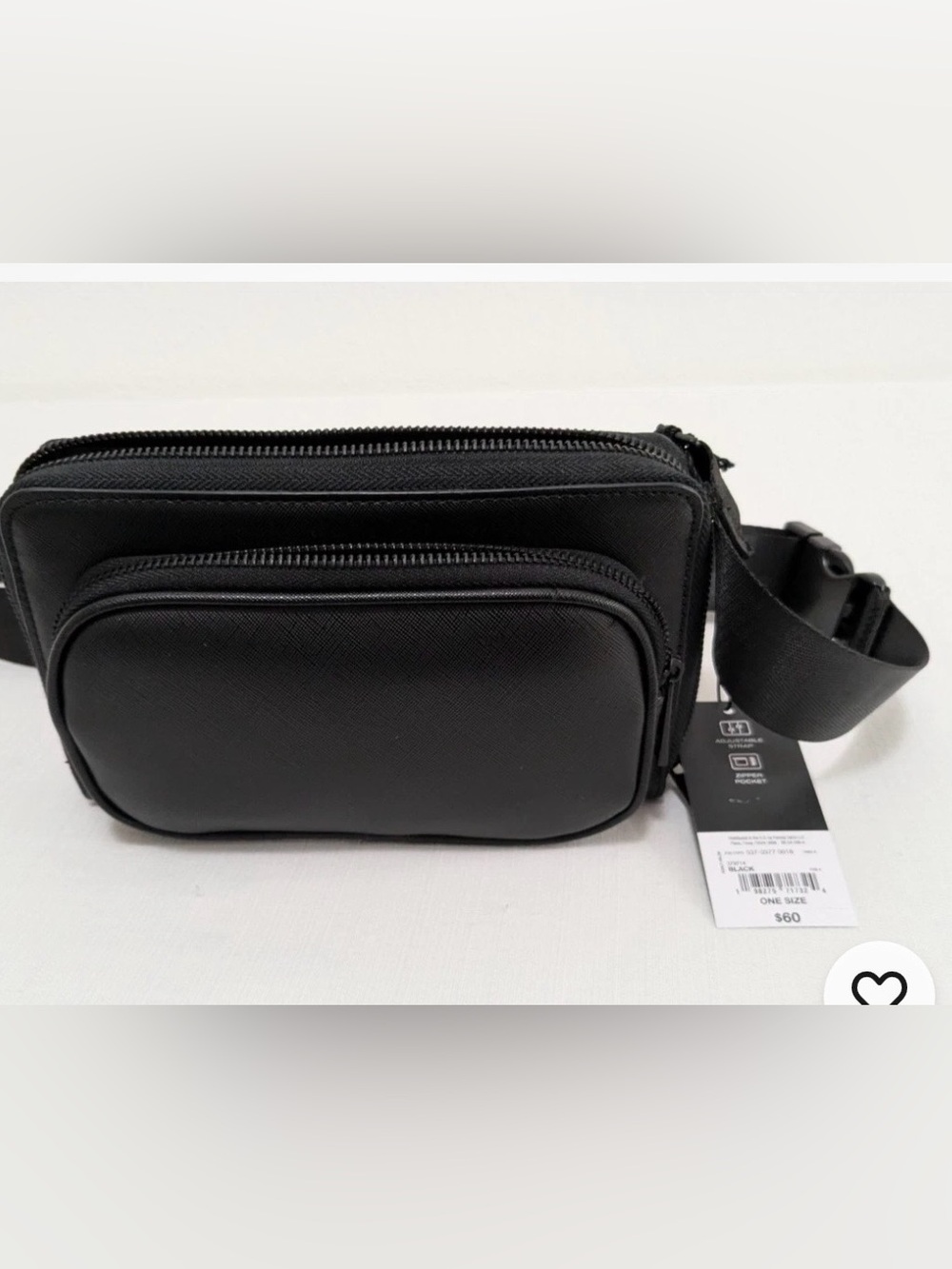 Cross Body bag  Black Men's Pouch